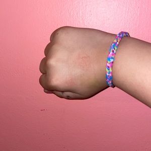 Rainbow Loom Patterned Bracelet